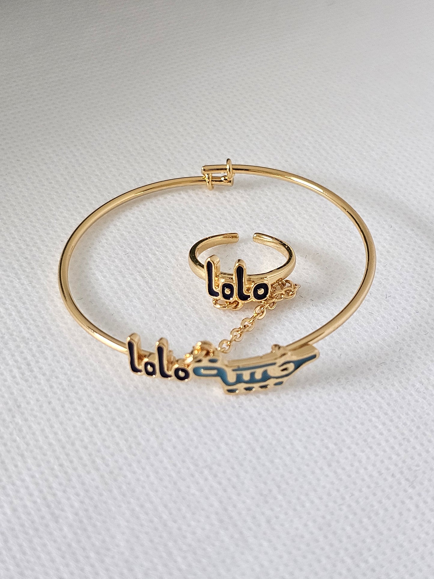 Bracelet with ring for girl