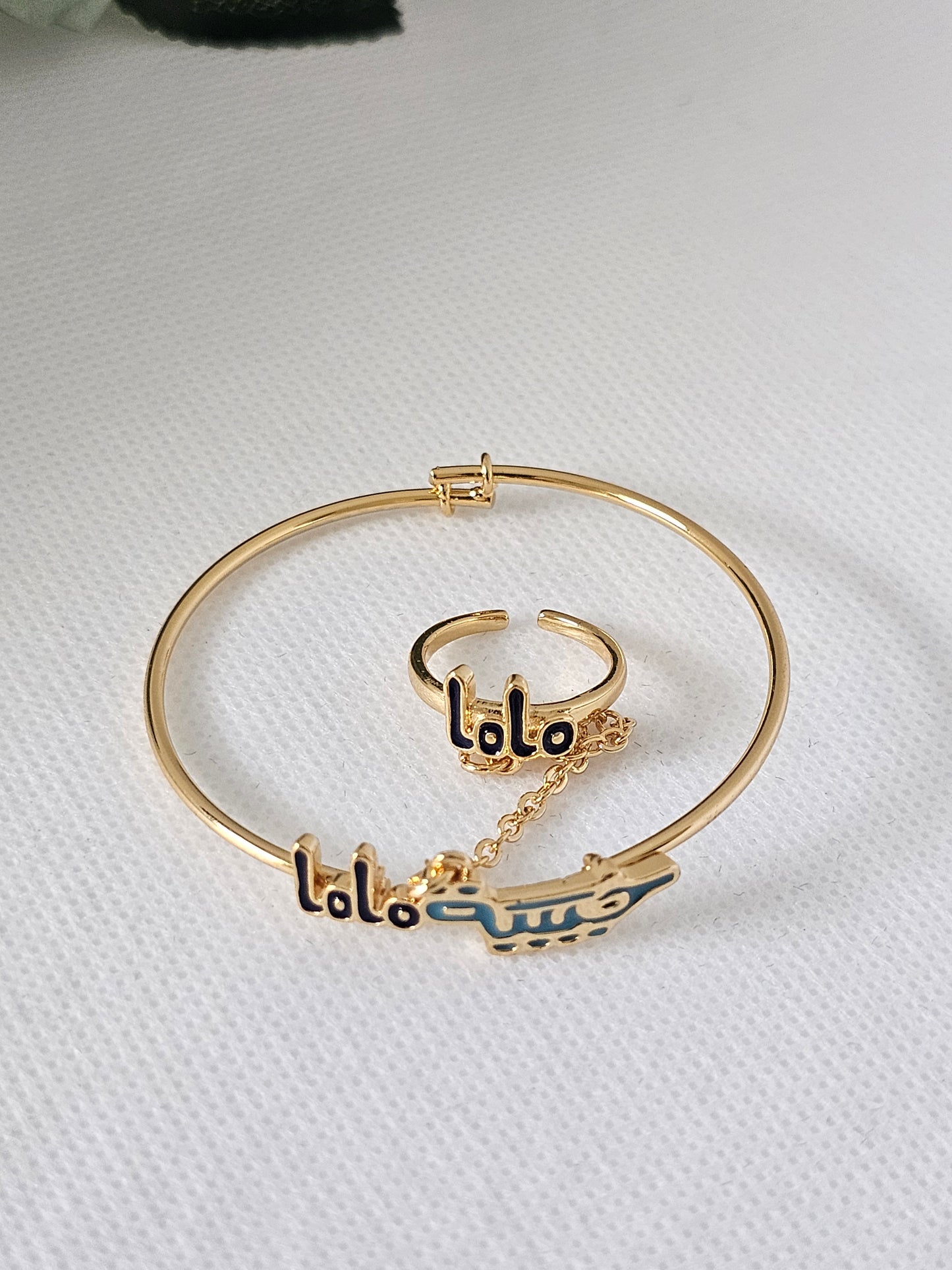 Bracelet with ring for girl
