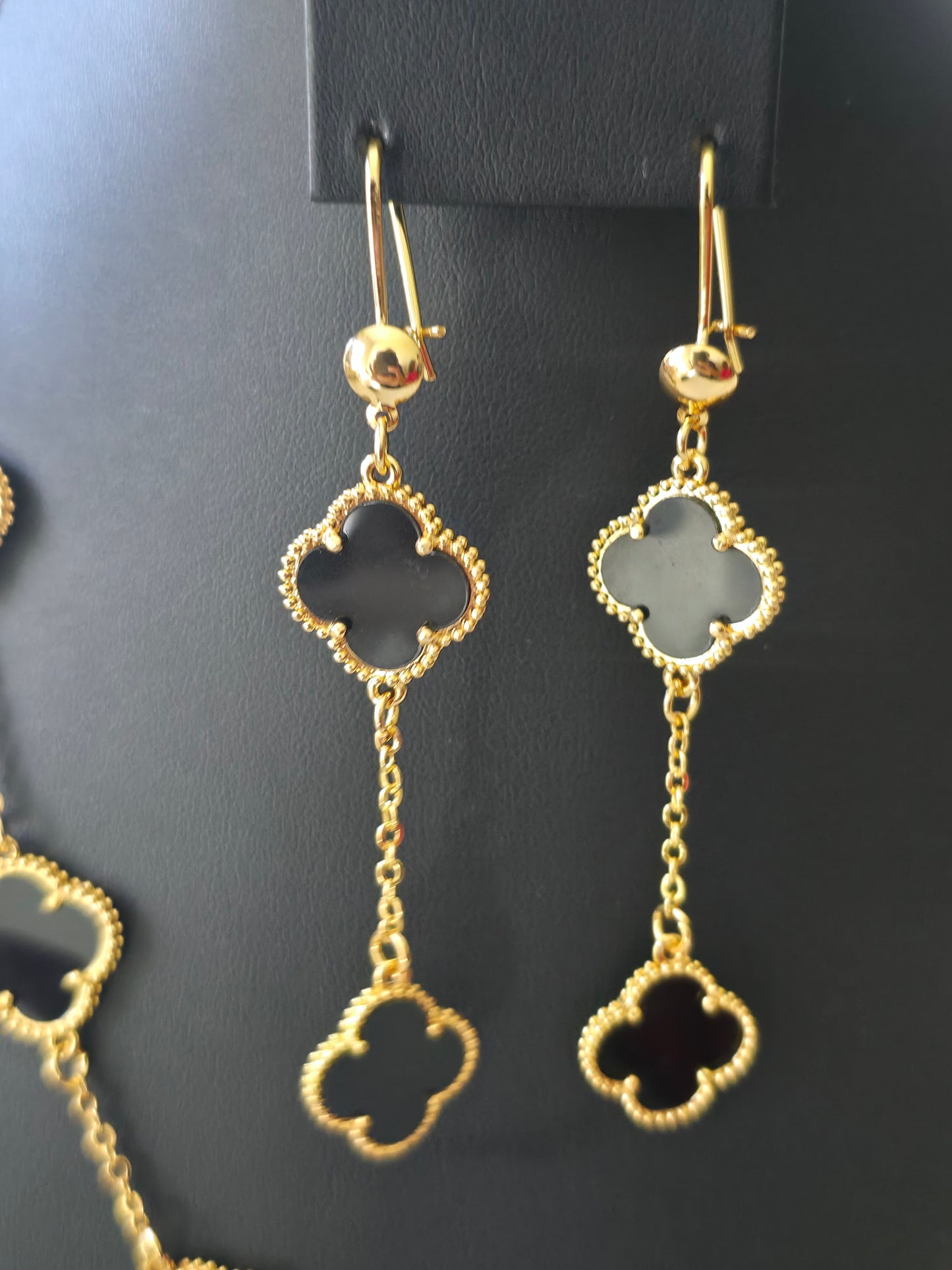 jewelry set 4 piece , clover