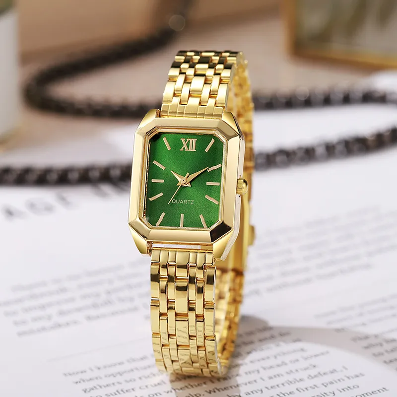 Green Quartz Watch