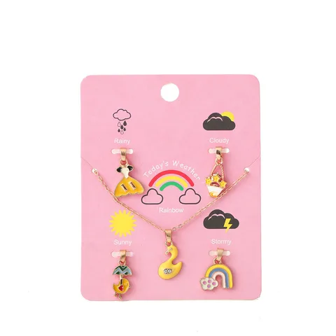 Necklace Set Adjustable Children's Jewelry