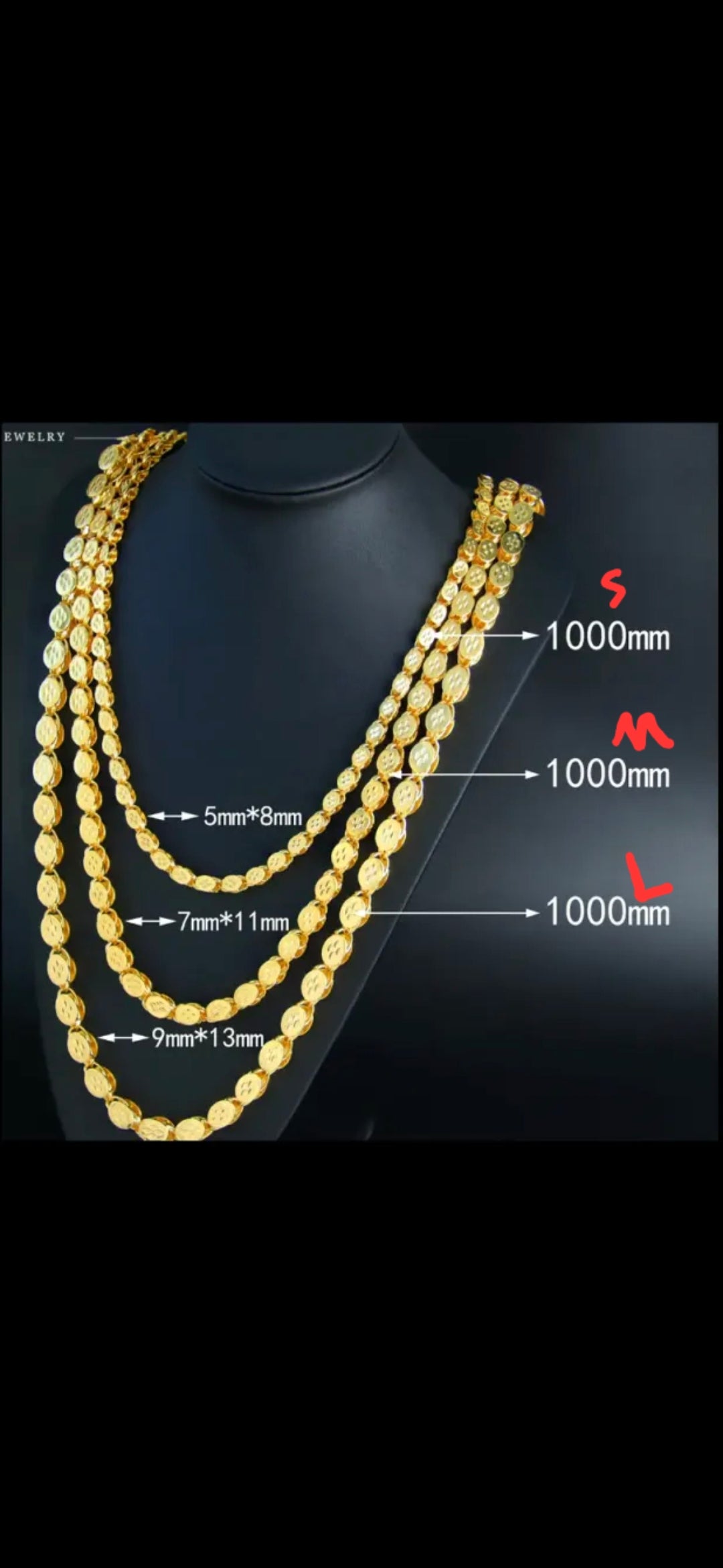 Halabi Necklaces 1 meters