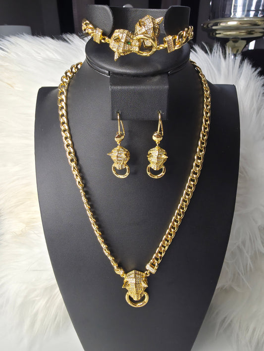 Tiger jewelry set