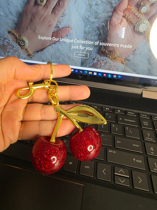 Cherry Keychain