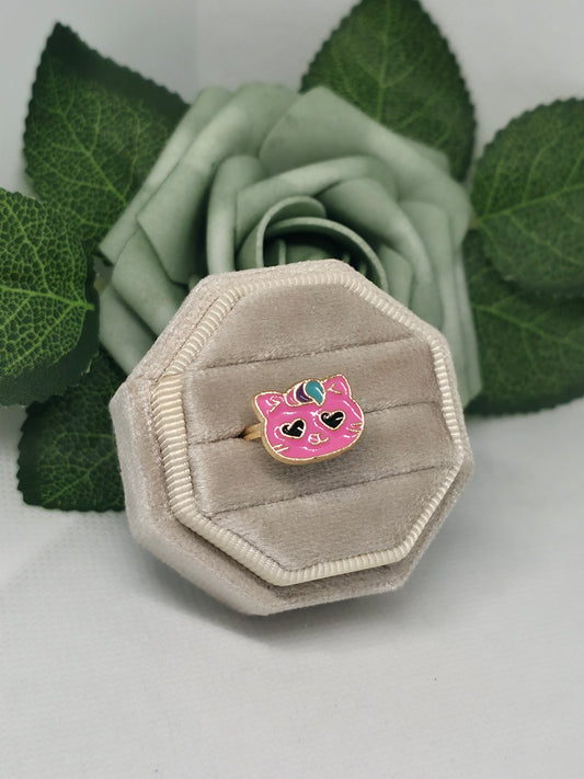 Pink Cat Ring