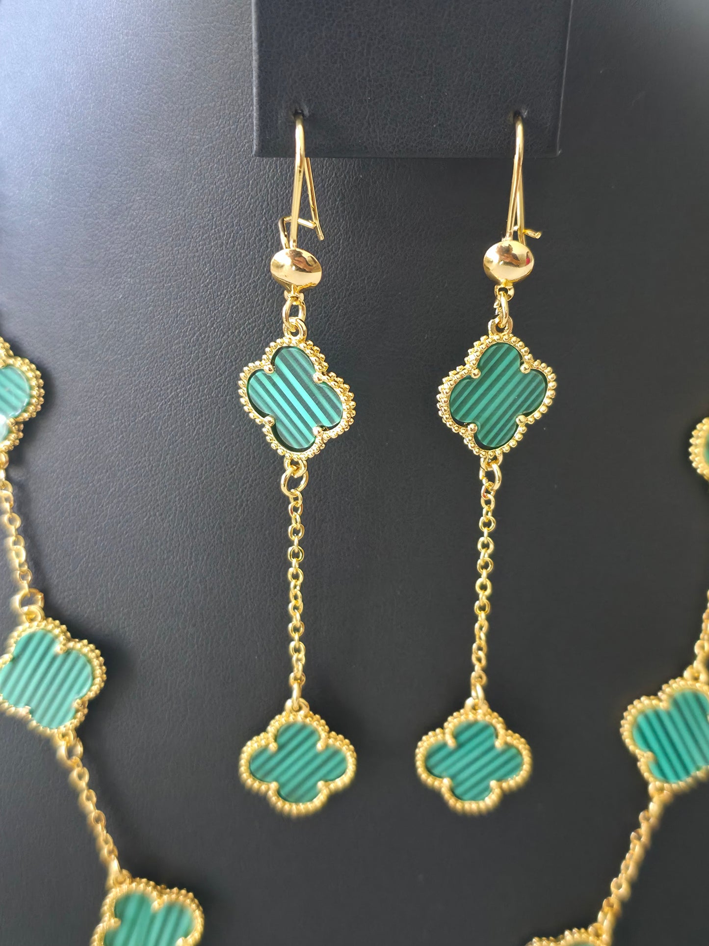 jewelry set 4 piece , clover