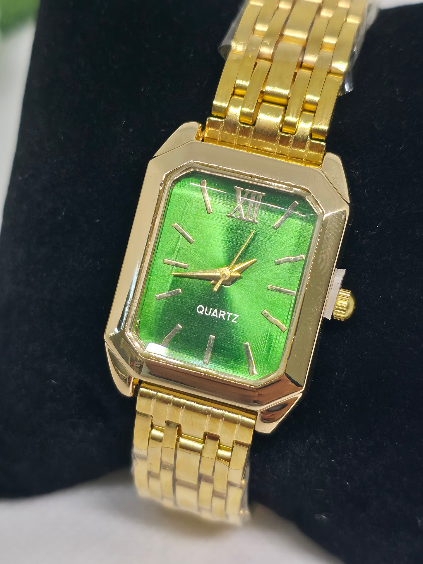 Green Quartz Watch