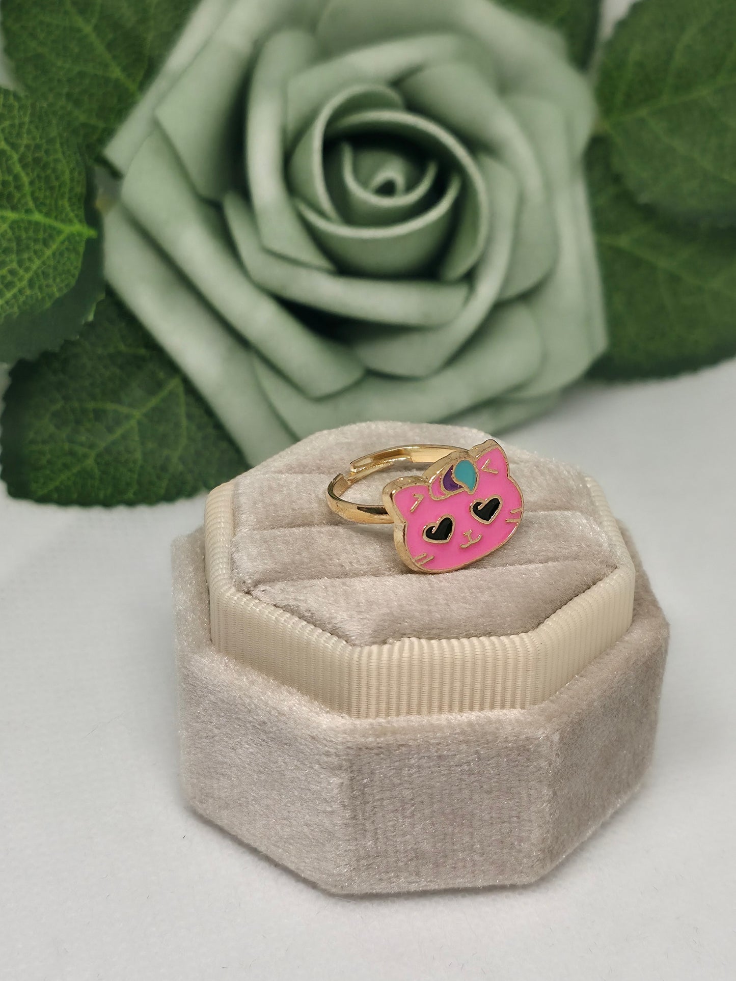 Pink Cat Ring